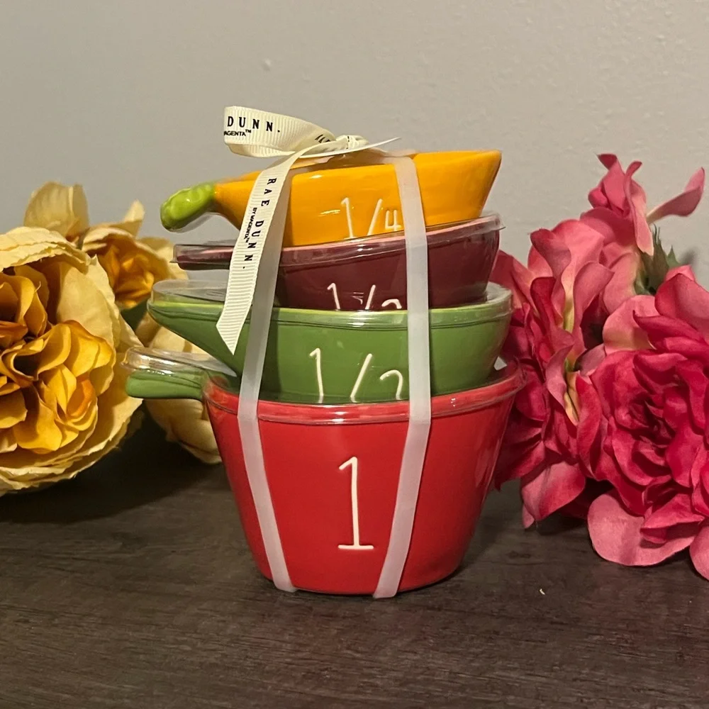 Rae Dunn Colorful Measuring Cups Set
